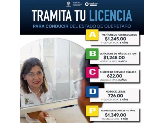 requisitos para licencia de conducir en Querétaro